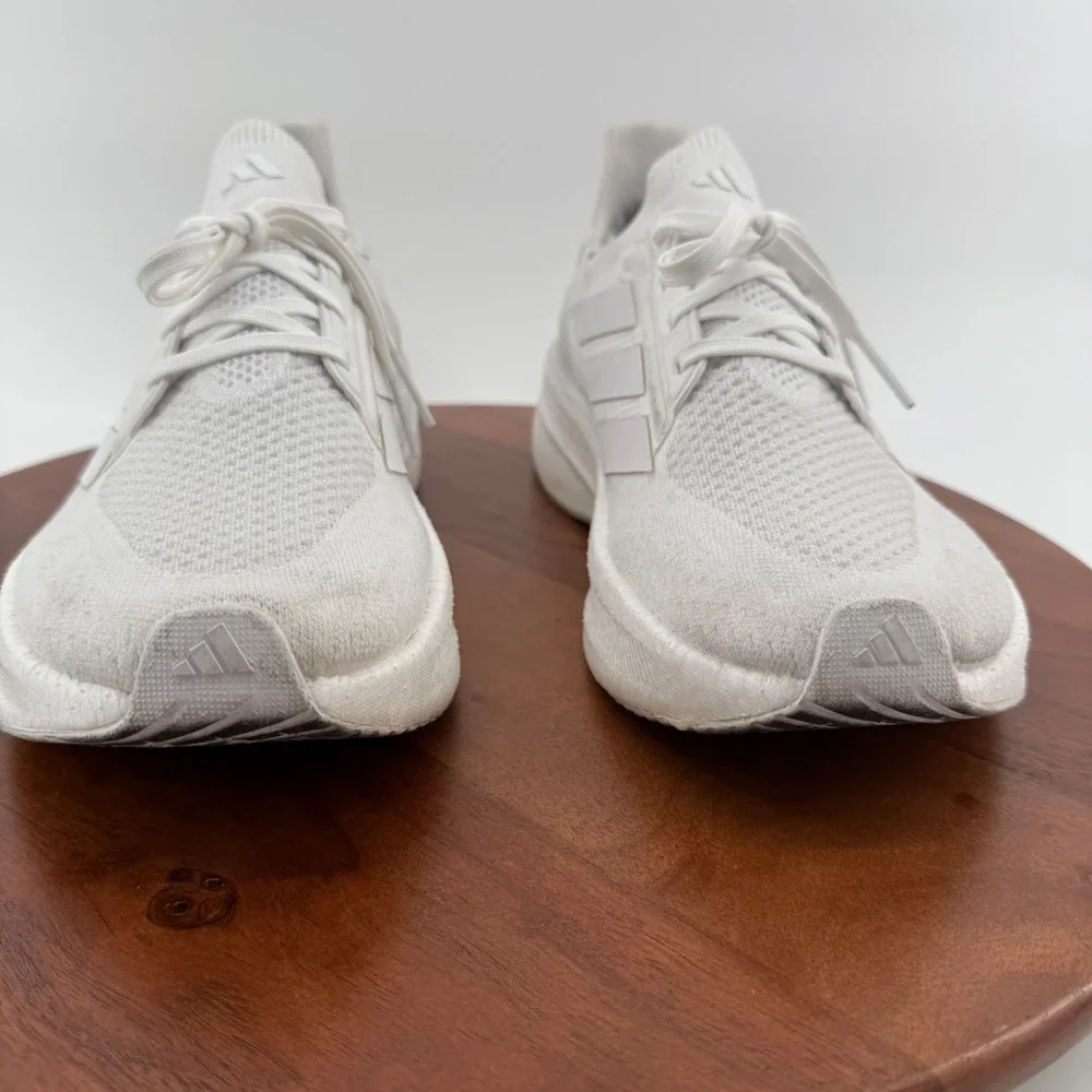 Adidas Ultraboost 5X Knit Upper Road Running Shoes Triple White JH7252  Women 11